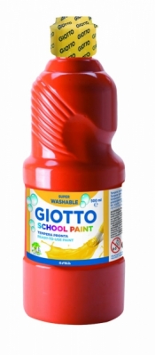 Farba Giotto School Paint Scarlet Red 500 ml