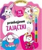 Kolorowanka z kredką. Przebojowe zajączki - Opracowanie zbiorowe