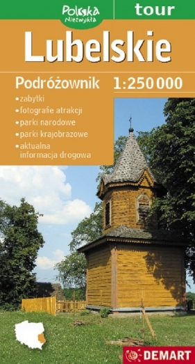 Lubelskie Podróżownik mapa samochodowa 1:250 000