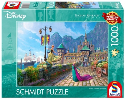 Puzzle PQ 1000 Thomas Kinkade Kraina Lodu Disney