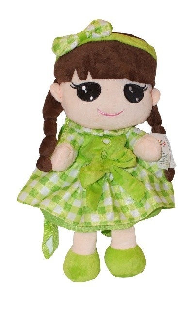 Plecak Lalka Kaja zielony 38 cm (4766b)