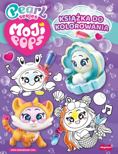 MojiPops. Pearl Series. Książka do kolorowania