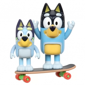 Bluey - Figurki Jazda na deskorolce, 2 szt.