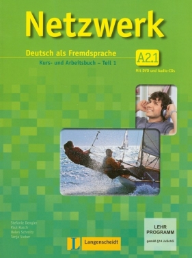 Netzwerk A2.1 Kurs- und Arbeitsbuch Teil 1 z płytą CD i DVD - Dengler Stefanie, Rusch Paul, Schmitz Helen, Sieber Tanja