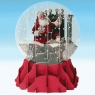 Kartki 3D - Fireplace Santa (3024)