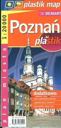 Poznań 1:20 000 plan miasta laminowany