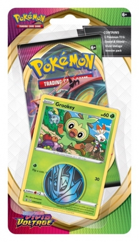 Karty Pokemon TCG Vivid Voltage Checklane Blister Grookey (27549/06568F)