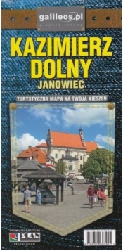 Kazimierz Dolny – mapa kieszonkowa laminowana
