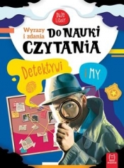 Wyrazy i zdania do nauki czytania. Duże litery. Detektywi i my