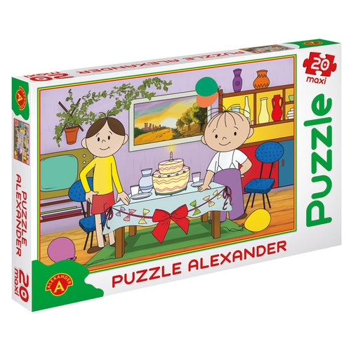 Puzzle 20 Maxi Bolek i Lolek Tort (0642)