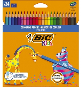 Kredki ołówkowe - Evolution Kids ECOlutions, 24 kol.