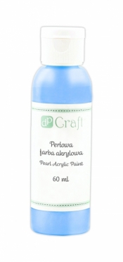 Perłowa farba akrylowa, 60 ml - blue (DPFP-004)