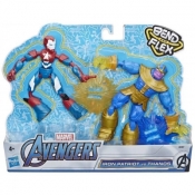 Avengers Bend and Flex Iron Patriot i Thanos