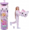 Barbie Cutie Reveal Fioletowy Kotek