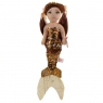 Ty Mermaids: Ginger - cekinowa brązowa syrenka, 27cm (02104)