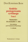 Kodeks postępowania cywilnego t.1 Komentarz do artykułów 1-366