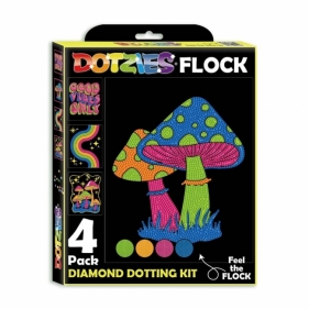 Diamond Dotz - Adults Flocked Neon Good Vibes