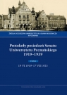 Protokoły posiedzeń Senatu Uniwersytetu Poznańskiego 1919-1939. Tom I, 19 VI Anna Domalanus, Irena Mamczak-Gadkowska, Monika Sak, Aleksandra Wysokińska