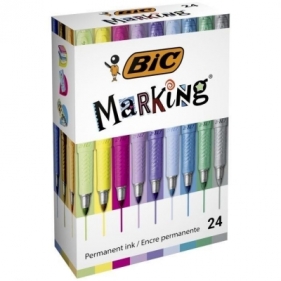Marker Marking Color pernamentny 24 kolory BIC