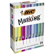 Marker Marking Color pernamentny 24 kolory BIC