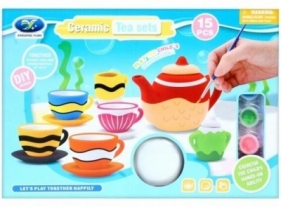 Zestaw kreatywny do malowania naczynia 15el