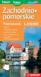 Zachodniopomorskie mapa turystyczna plastik