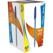 Długopis INKJOY niebieski S0977420 op.80 szt. + 20 szt.