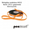 Wstążka satynowa pomarańczowa H022 kol.1011 6mmx25