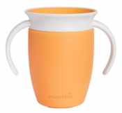 Kubek treningowy z uchwytami Munchkin Miracle 360° 207ml pomarańczowy