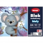 Blok techniczny A4/10k biały, 1 szt