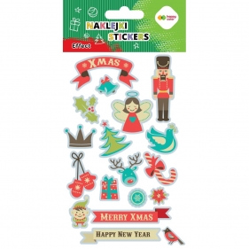 Naklejki Happy Color Effect-Xmas, 10x20cm