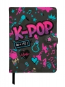 Coolpack, Notes A5 z magnetycznym zapięciem - K-Pop Dark