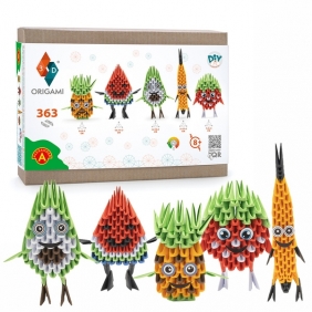 Origami 3D - Zestaw 5 owoców