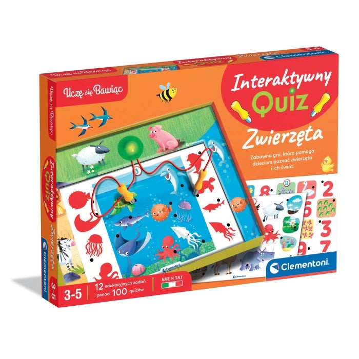 Uczę się bawiąc. Interaktywny quiz - Zwierzęta (50942)
