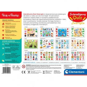 Uczę się bawiąc. Interaktywny quiz - Zwierzęta (50942)