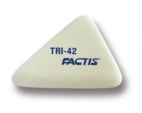 Gumki TRI-42 trójkątne (42szt) FACTIS