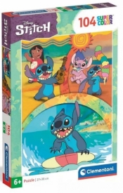 Puzzle: Super Kolor - Stitch, 104 el. (25042)