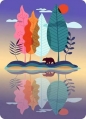 Ravensburger, Puzzle Mini 100: Gdzieś tam (12002042)