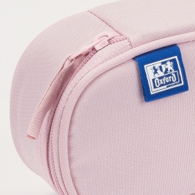 Piórnik z klapką Oxford School - różowy