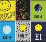 Zeszyt A4 Smiley w kratkę 54 kartki 10 sztuk mix