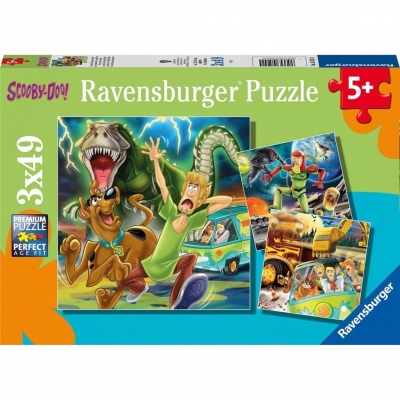 Puzzle dla dzieci 3x49: Scooby Doo (5242)
