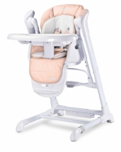 Krzesełko + huśtawka Indigo pudrowy róż