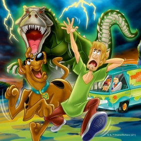 Ravensburger, Puzzle dla dzieci 3x49: Scooby Doo (5242)