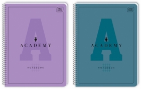 Kołozeszyt A4+ 80K kratka Academy Hybrid (5szt)