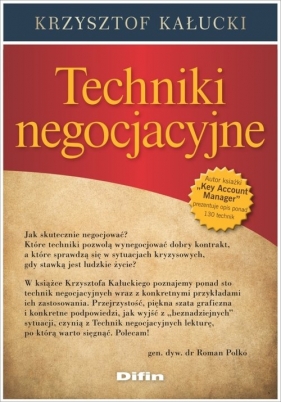 Techniki negocjacyjne - Kałucki Krzysztof