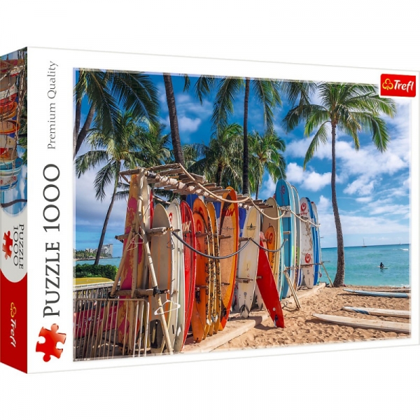 Puzzle 1000 elementów Plaża Waikiki Hawaje (10742)