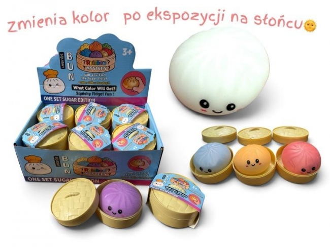 Gniotek pieróg zmieniający kolor mix