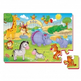 Piankowe puzzle 24 - Zoo (RK6020-06)