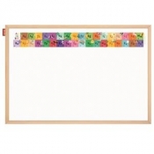 Tablica edukacyjna MEMOBE Alphabet adventure! 60x40 cm
