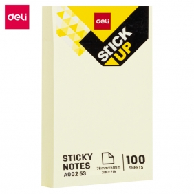 Notes samoprzylepny 76x51mm 100 kartek - żółty
